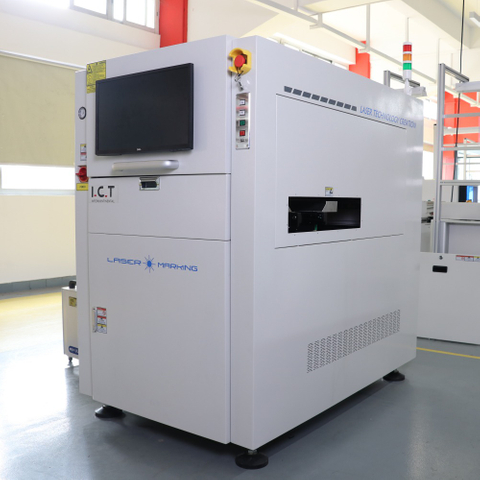 ICT | Vezel 50W lasermarkeermachine volledige dekking