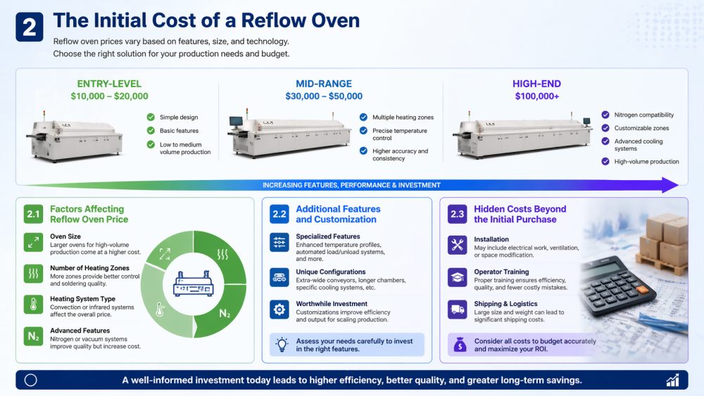 De initi&euml;le kosten van een Reflow Oven.jpg