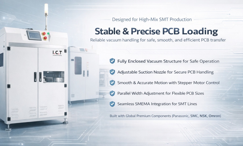 ICT PCB Magazijn Vacu&uuml;mzuiglader