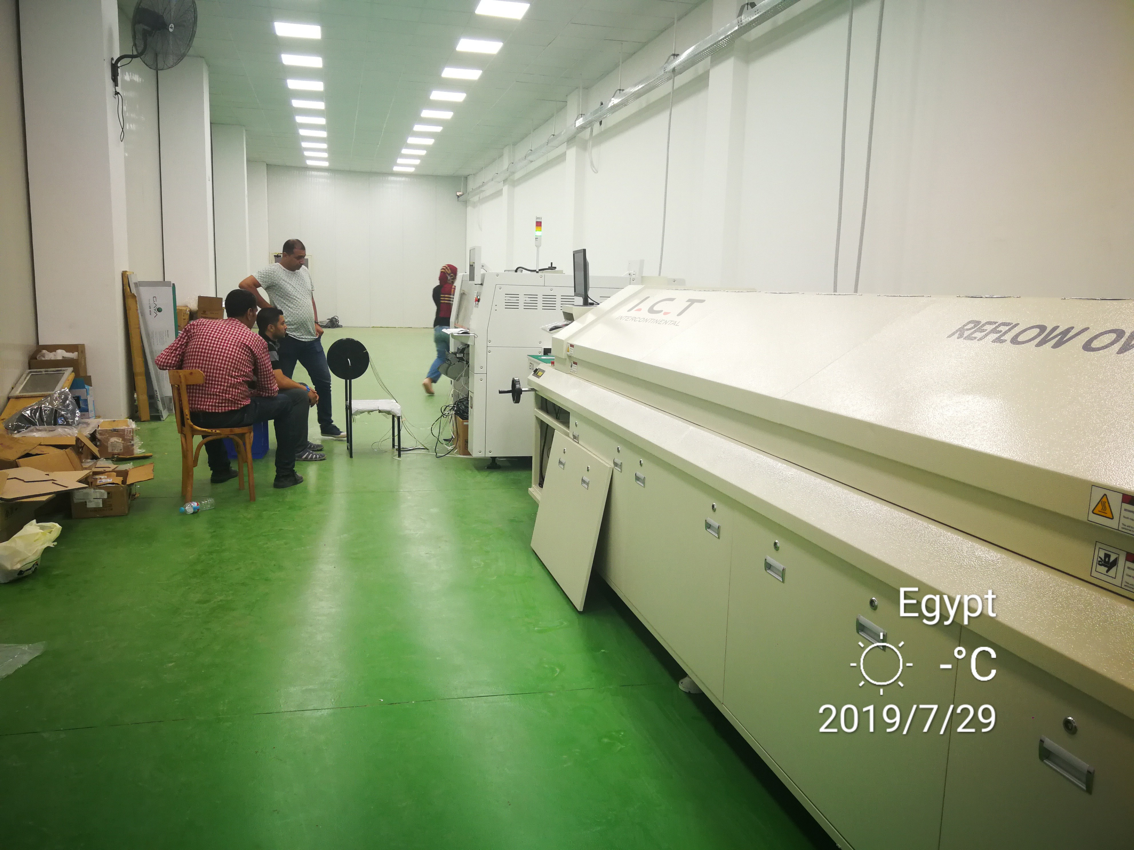 Aangepaste reflow-oven