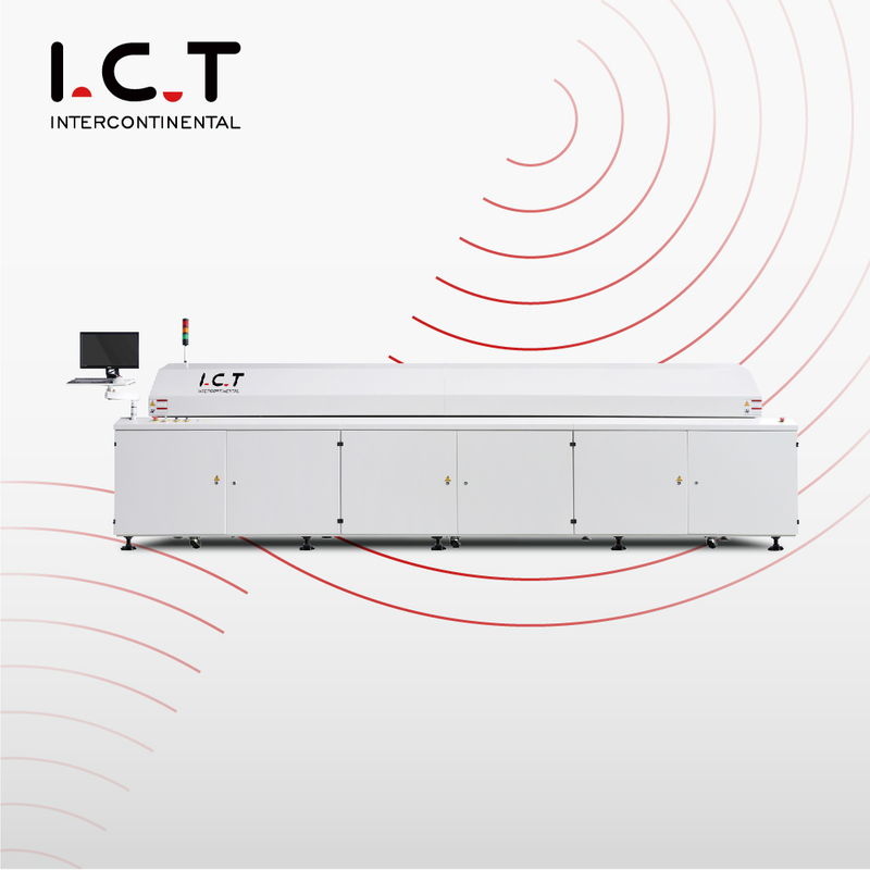 Hoge prestaties SMT LED loodvrij reflow-soldeerovenapparatuur
