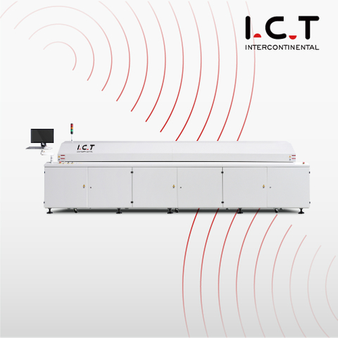 ICT |PCB Reflow Oven 450 Breedte met Controller