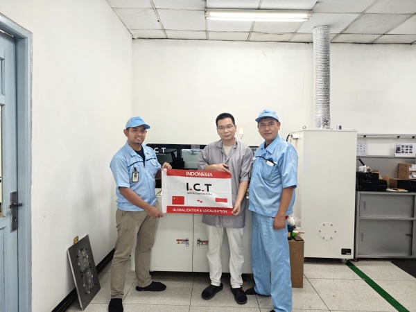 ICT Global Support voor EMS met depaneling machine in Indonesië
