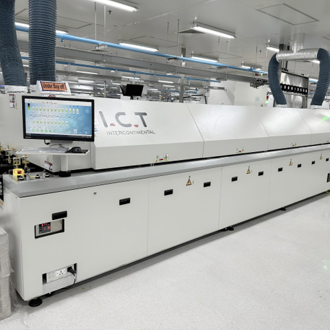 ICT | Smt loodvrije soldeerpasta-oven Reflow Wave-soldeermachine