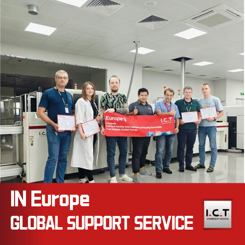 ICT-6561 | Volautomatische PCB-printer soldeerpasta afdrukken SMT-machine