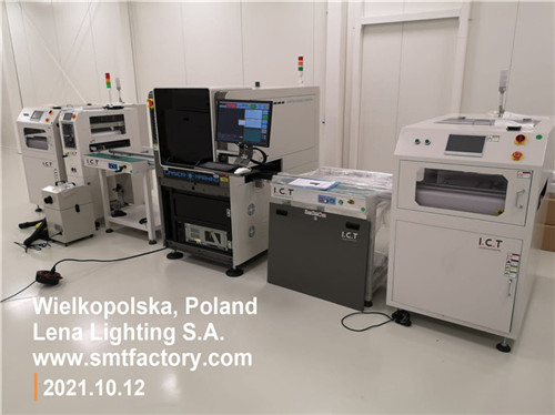 ICT SMT lasermarkeermachine-transportband