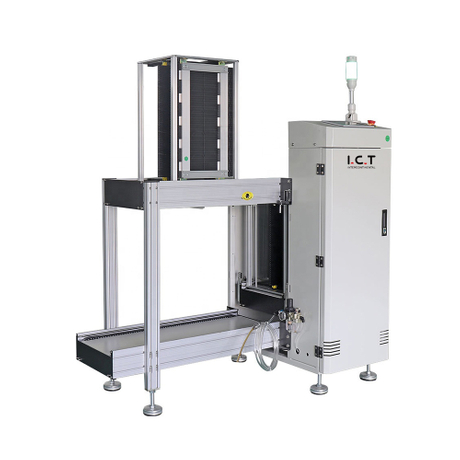 ICT |Automatische SMT Dual PCB Board-stapellader en horizontale ontlader