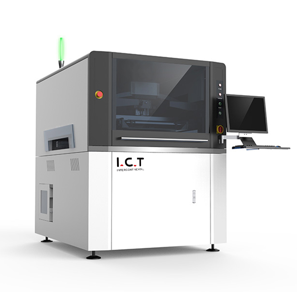 ICT |Volledig Smt-soldeerpasta leidde lichte automatische automatische PCB-soldeerprintermachine