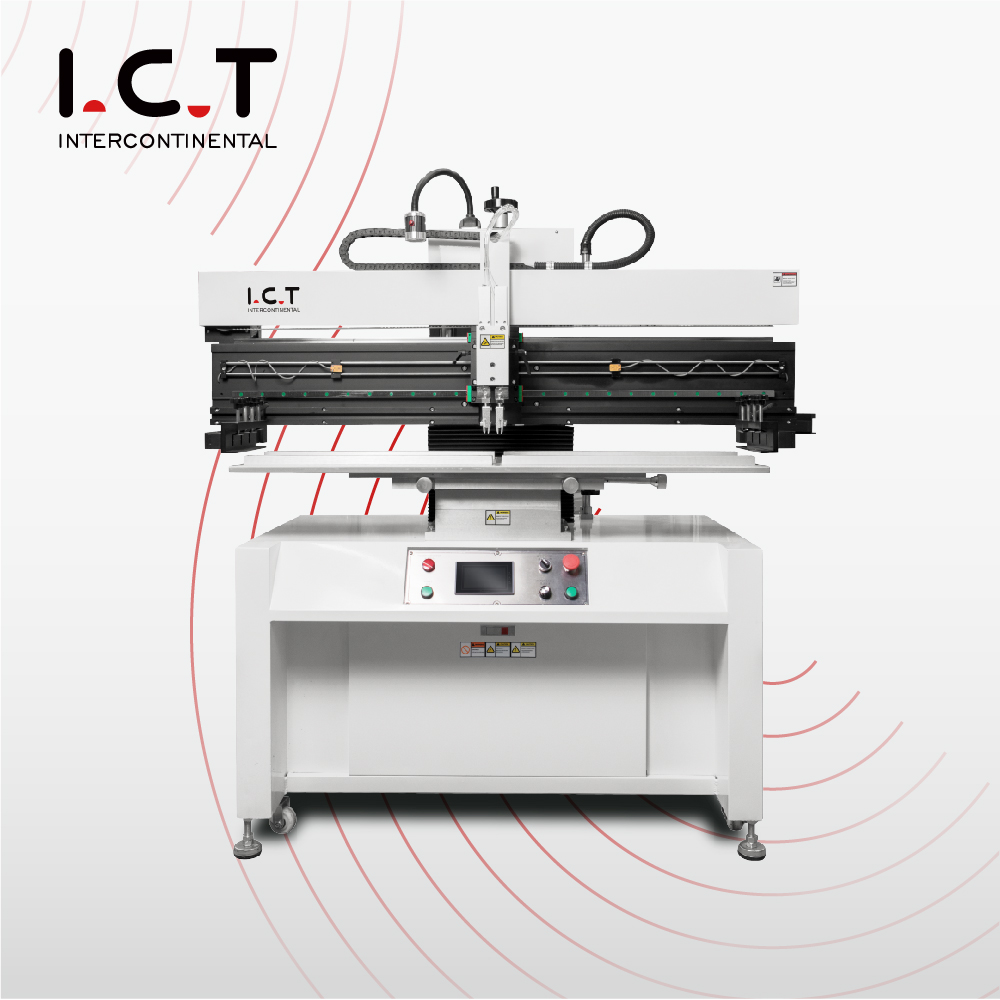 ICT-4034 Hoogwaardige volautomatische SMT PCB-drukmachine