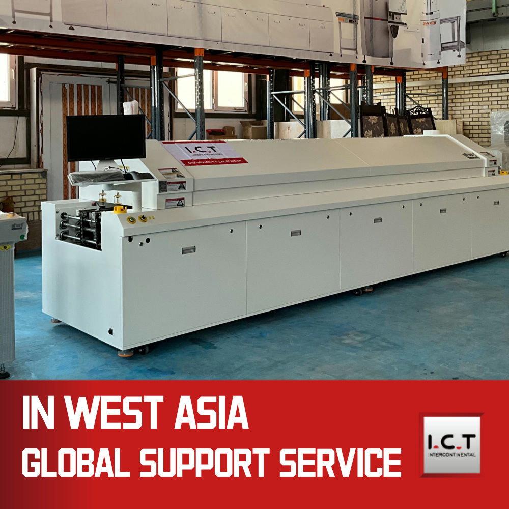 ICT | Lage prijs vacuüm-reflow-oven SMT transportbandmachine