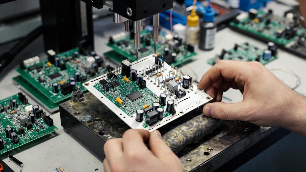 Through-hole dominante of gemengde technologieborden