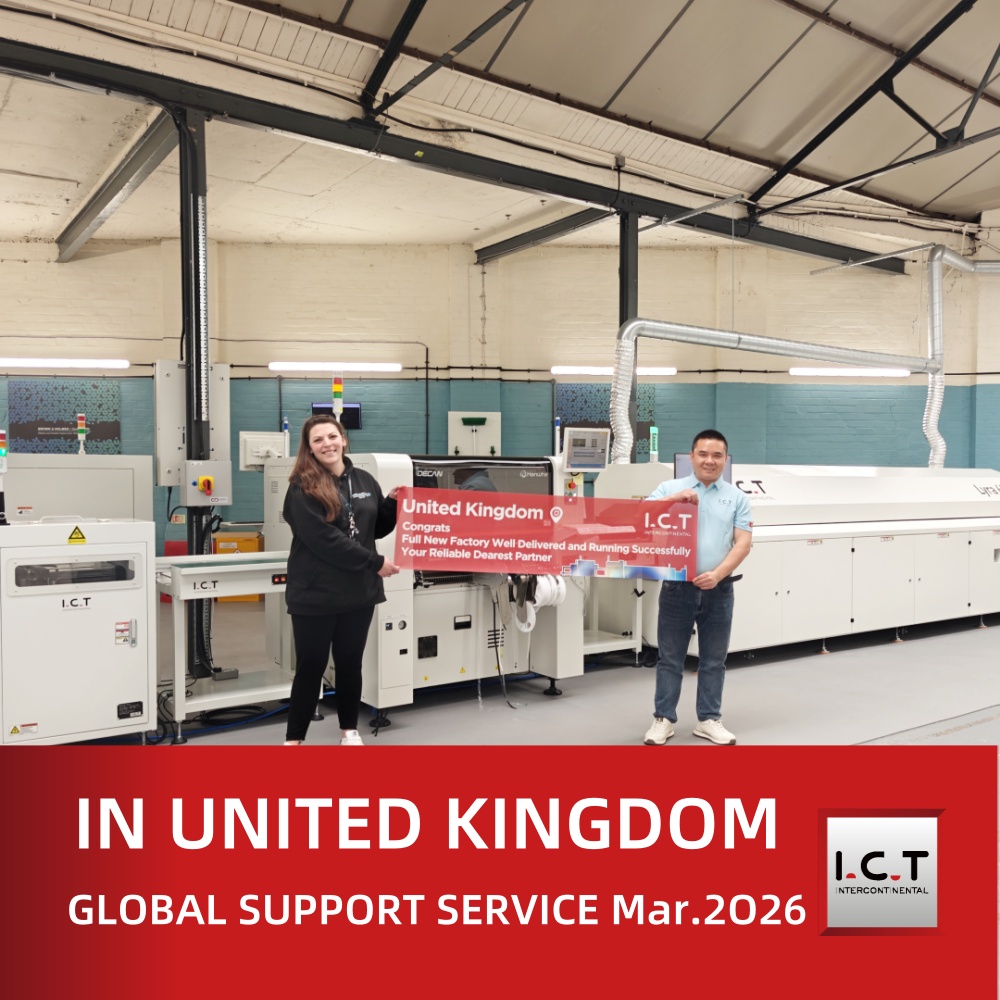 ICT | Automatische 90 graden Smt printplaat draaiende transportband