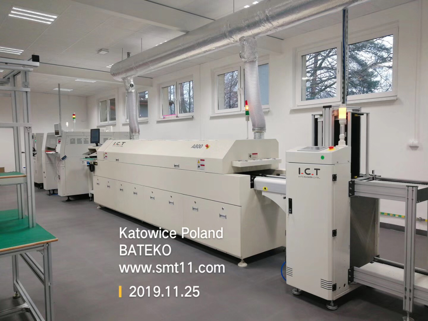 12 zones SMT Reflow-soldeerovenmachine