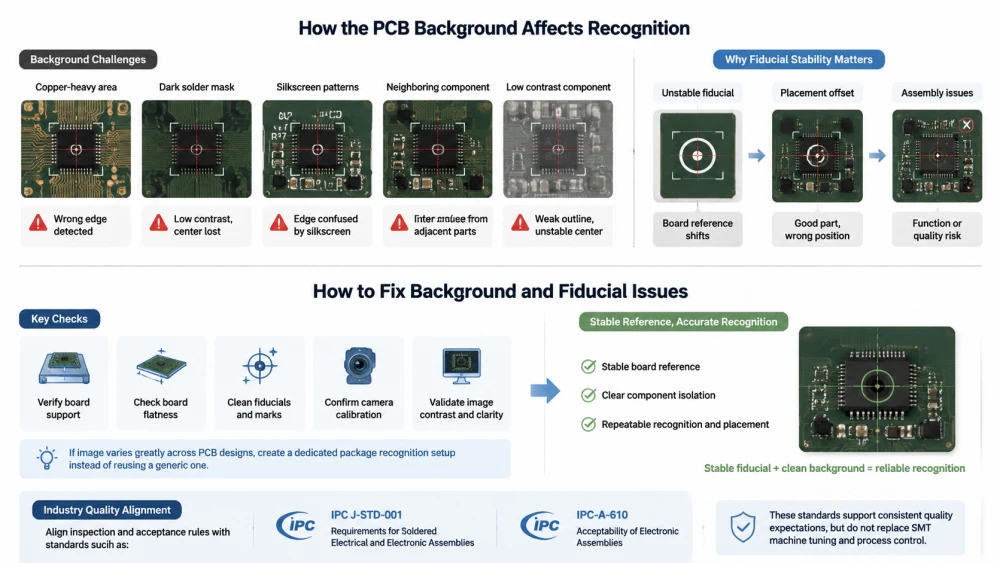 Hoe de PCB-achtergrond de herkenning.webp be&iuml;nvloedt