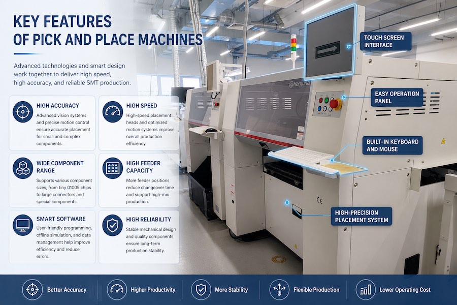 2-05 Hoe pick-and-place-machines verschillende productiemodellen ondersteunen