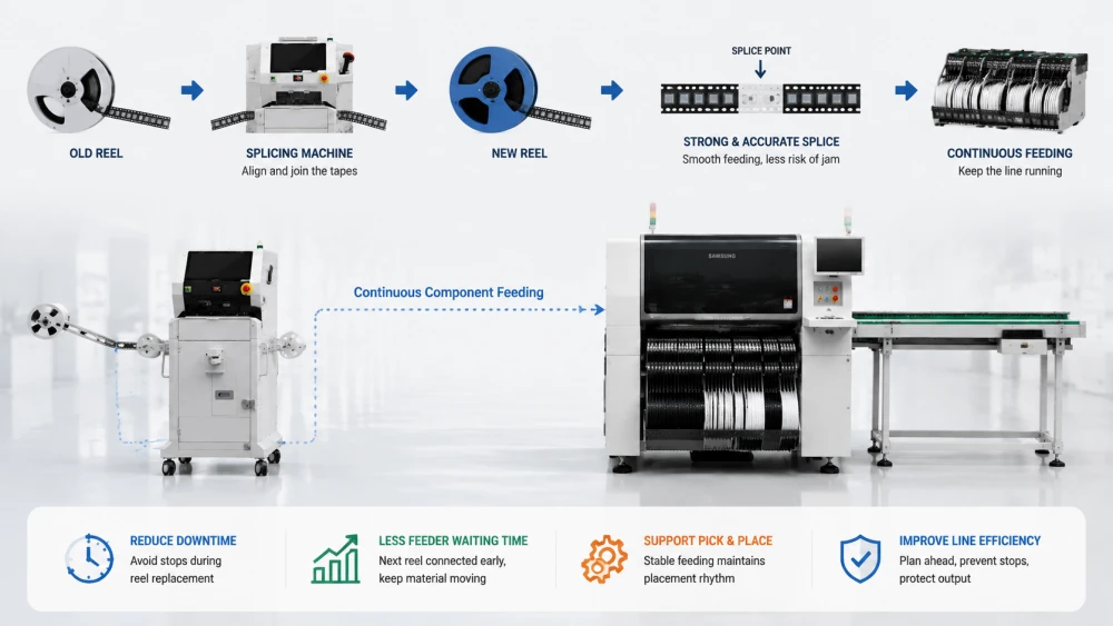 Hoe SMT-lasmachines continue componenttoevoer cre&euml;ren.webp