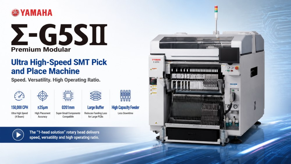 Yamaha Σ-G5SⅡ SMT pick-and-place-machine