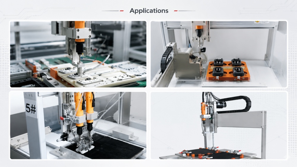 Automatic Screwing Robot applications Automatische schroefrobottoepassingen