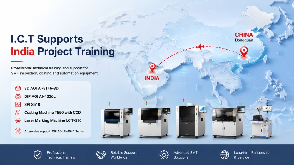 ICT biedt technische trainingsondersteuning voor India SMT Inspection and Automation Project.jpg