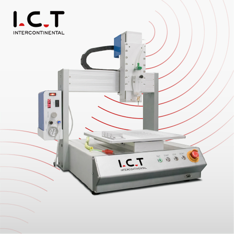 ICT | Automatische precisie-soldeerpasta-afgifterobot Stationaire voeding