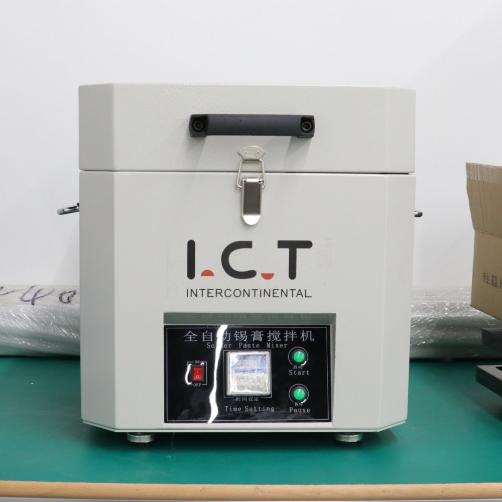 ICT | Automatische soldeerpasta-mengmachine Crèmefabriek
