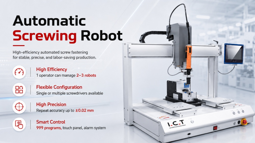 Automatic Screwing Robot Automatische schroefrobot